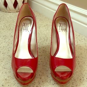Pelle Moda Red Heels